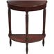 Bellini Demilune Console Table in Medium Brown