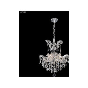 Maria Theresa Grand 3 Light 16 inch Silver Crystal Chandelier Ceiling Light