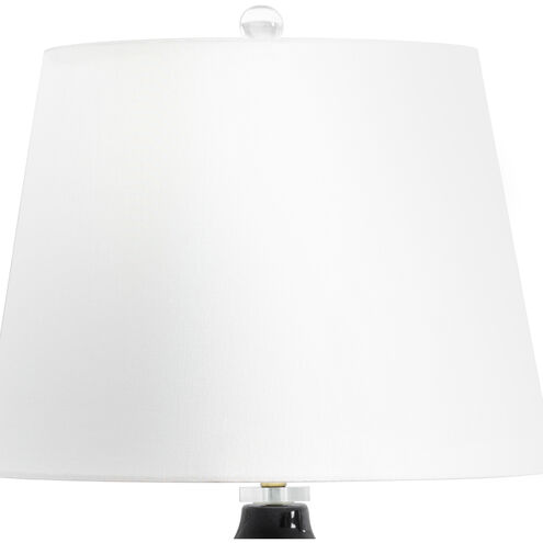 June 28.75 inch 150.00 watt Black Table Lamp Portable Light