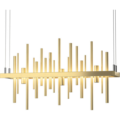 Cityscape LED 25.5 inch Modern Brass and Modern Brass Pendant Ceiling Light