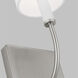 Greenwich 1 Light 5 inch Brushed Nickel Bath Vanity Wall Light
