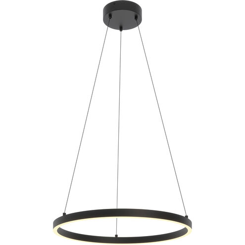 Glo LED 24 inch Black Pendant Ceiling Light