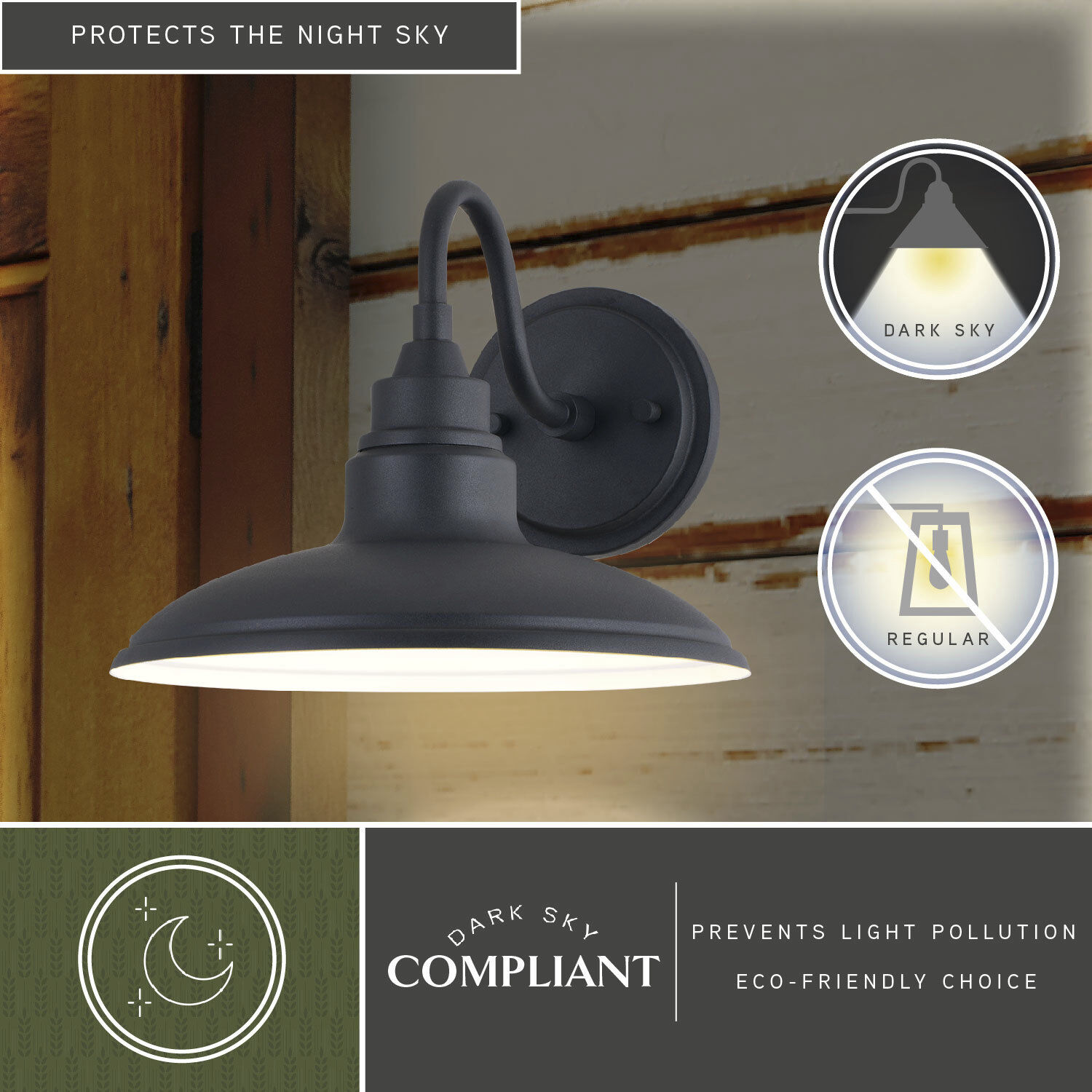 Tucson LED 8 inch Textured Black and Glossy White Outdoor Wall