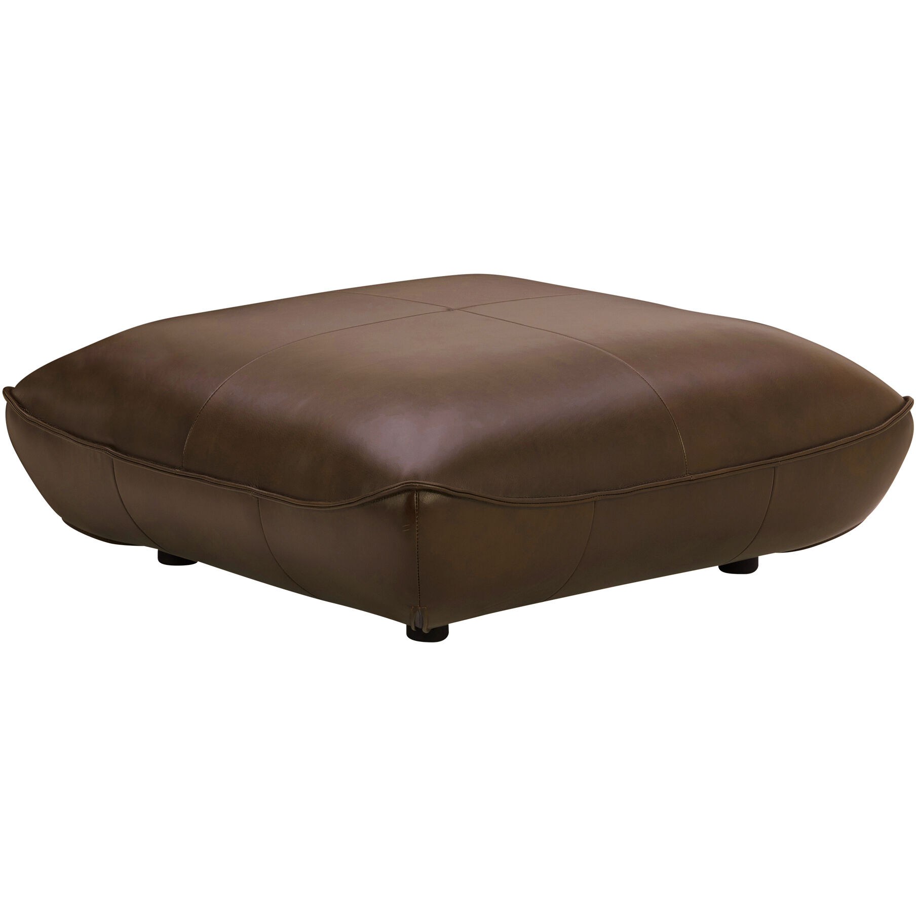 Zeppelin 14.6 inch Brown Ottoman