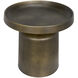 Lee 19 X 19 inch Aged Brass Side Table