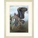Animals Collection Green Framed Art