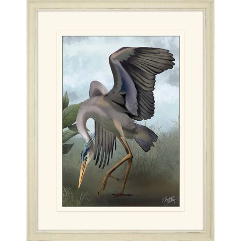 Animals Collection Green Framed Art