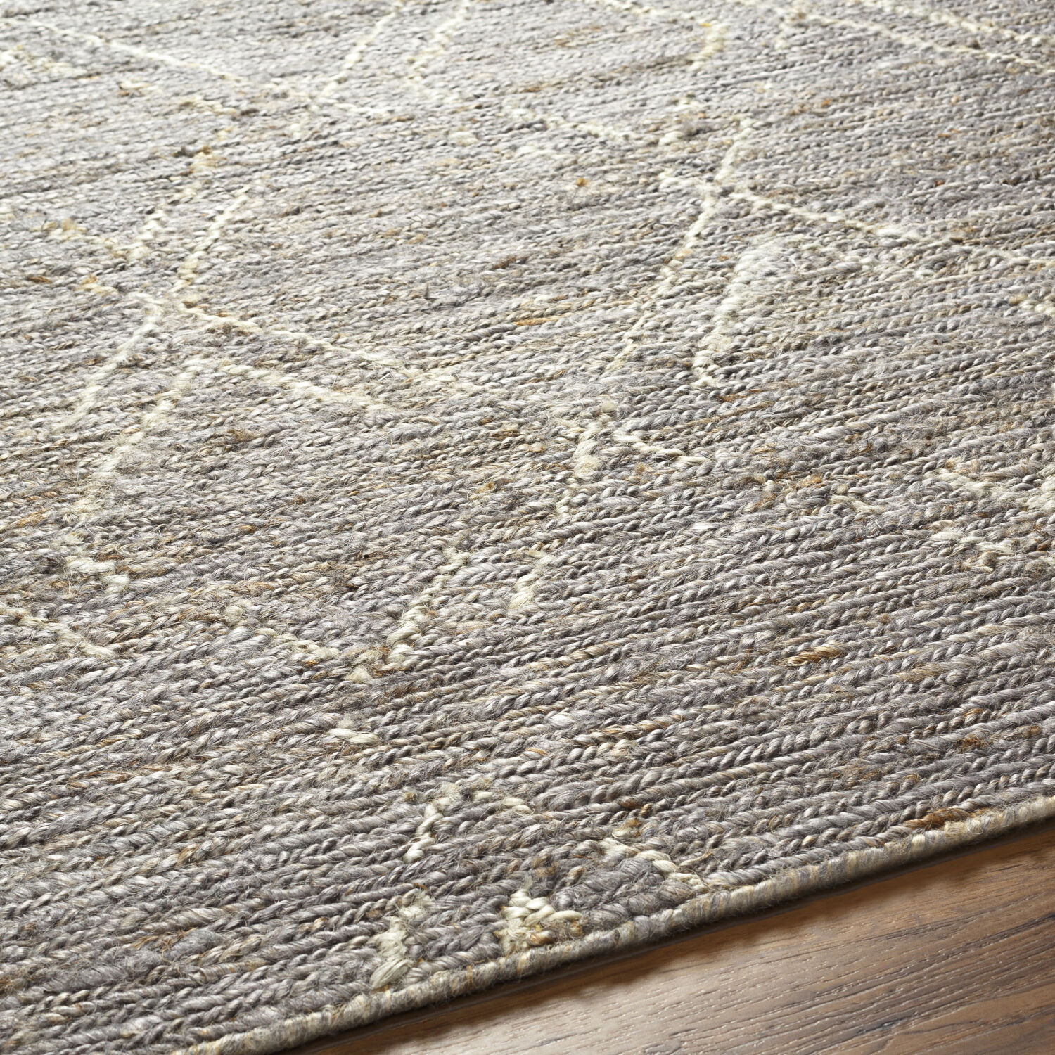 Riah 144 X 108 inch Charcoal Rug in 9 X 12, Rectangle