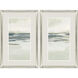 Moss Coastline Green and Blue Framed Art, Propac