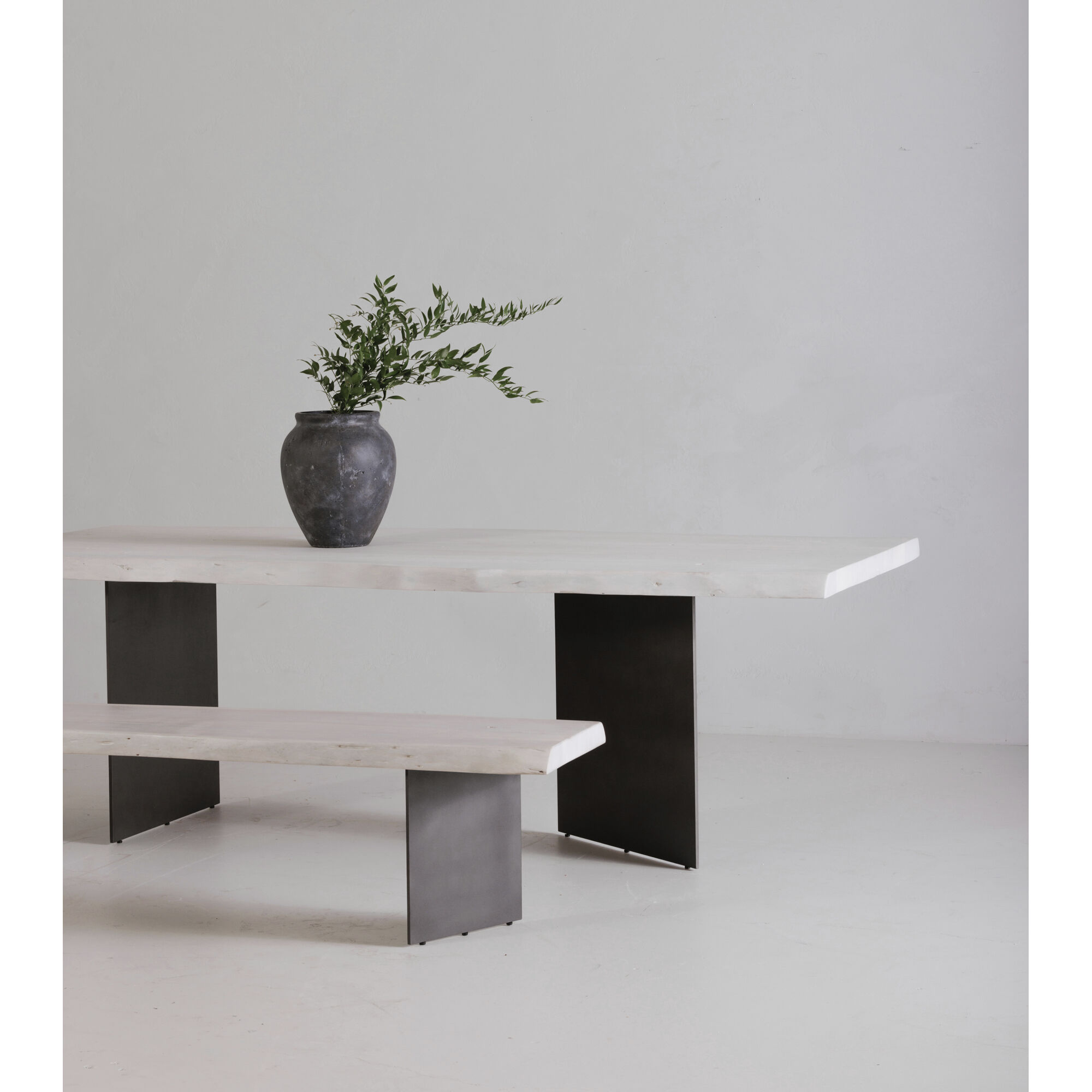 Evans 94 X 38 inch White Dining Table