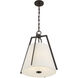 Mansfield 3 Light 18 inch English Bronze Pendant Ceiling Light, Essentials