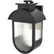 Albert 1 Light 13 inch Black Outdoor Wall Sconce