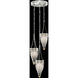 Mirage 3 Light 17.5 inch Silver Pendant Ceiling Light