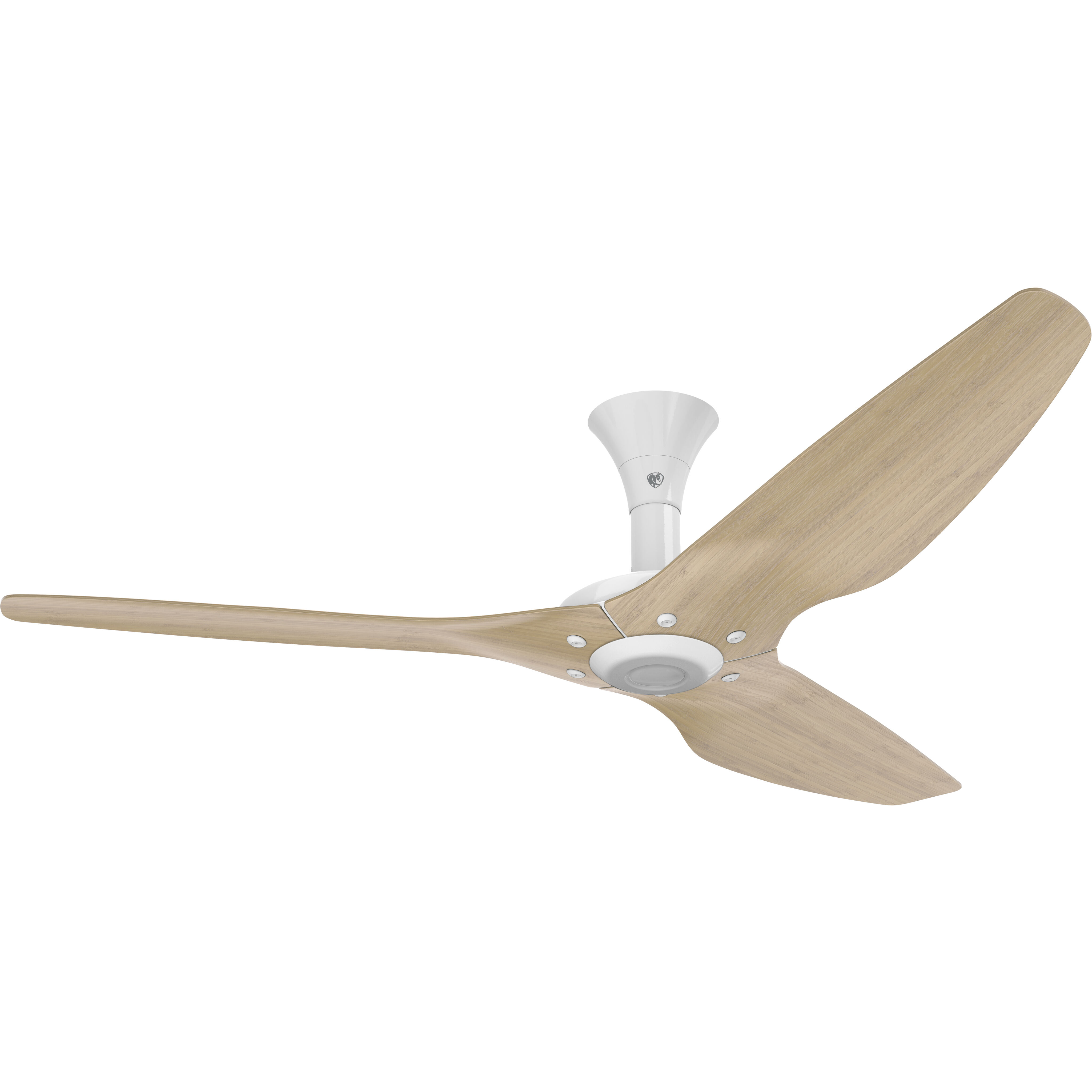 Haiku 60 inch White with Natural Bamboo Blades Ceiling Fan