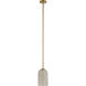 Holt 1 Light 7.25 inch Antique Brass Pendant Ceiling Light