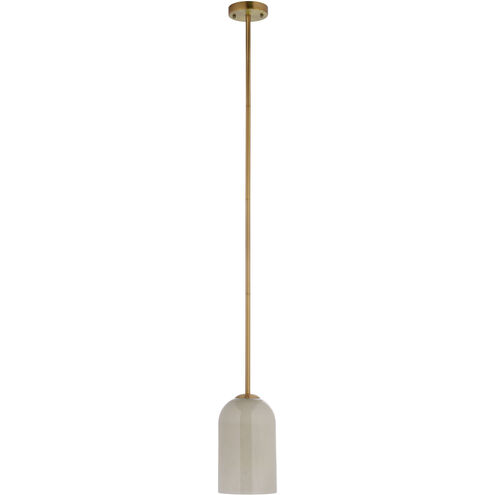 Holt 1 Light 7.25 inch Antique Brass Pendant Ceiling Light