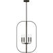 Loretto 6 Light 18.88 inch Midnight Black Chandelier Ceiling Light