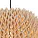 Durian 1 Light 14 inch Natural Pendant Ceiling Light