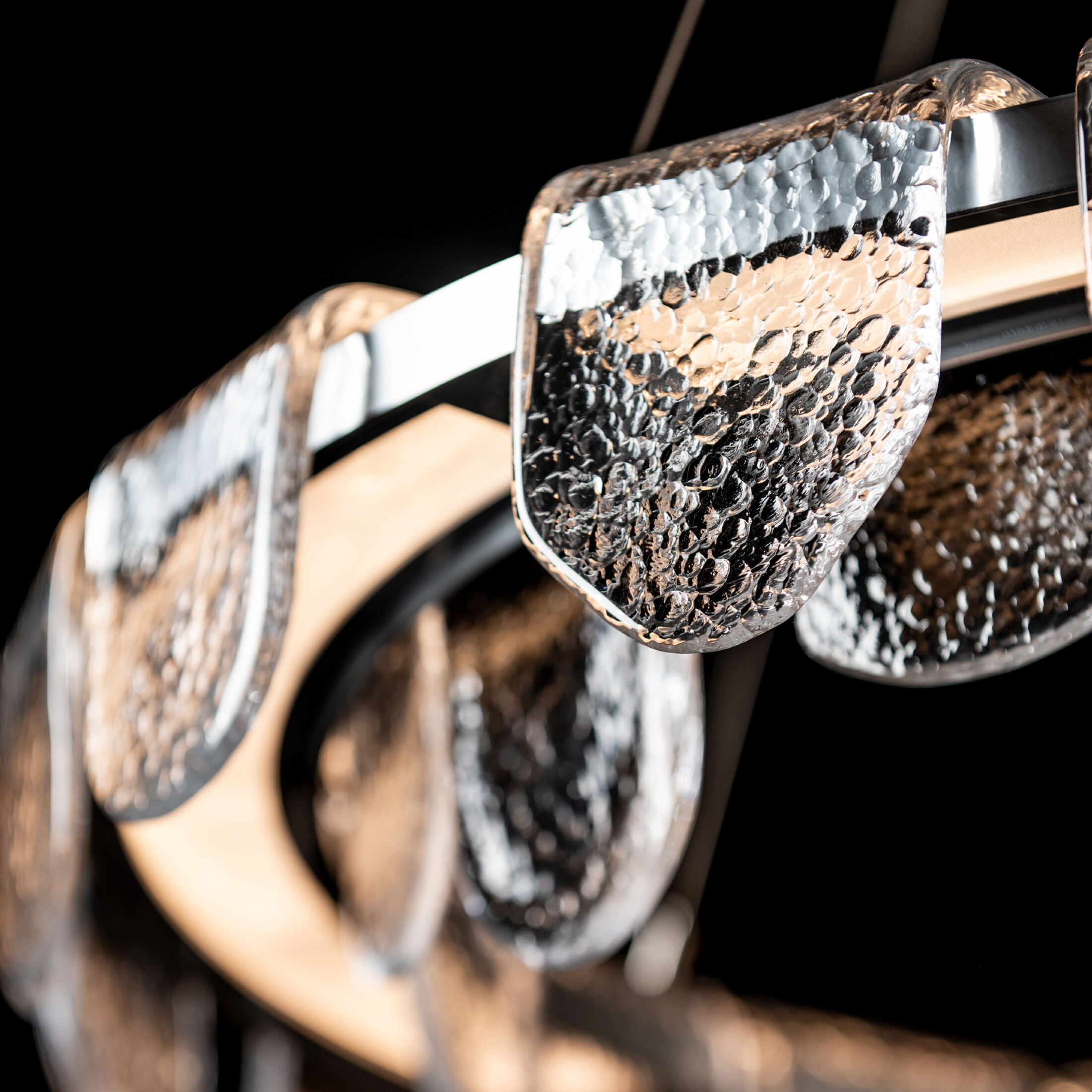 Riverbed LED 39.6 inch Sterling Pendant Ceiling Light