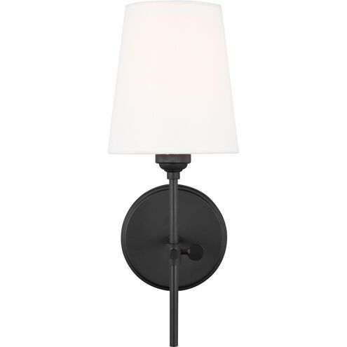 TOB by Thomas O'Brien Baker 1 Light Midnight Black Sconce Wall Light
