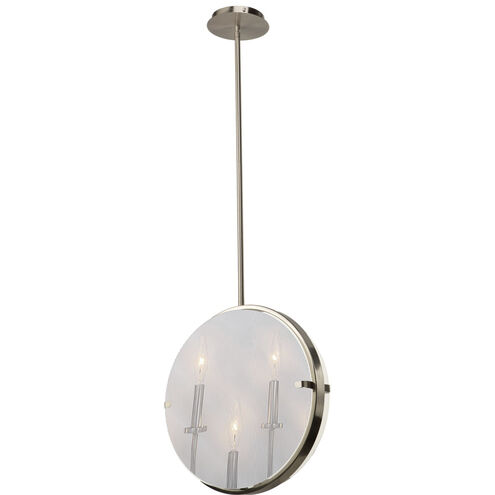 Harbor Point 3 Light 4 inch Satin Nickel Candle Pendant Ceiling Light