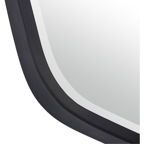 Duronia 36 X 22 inch Satin Black Wall Mirror
