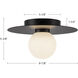 Elixir LED 9.88 inch Chrome Flush Mount Ceiling Light