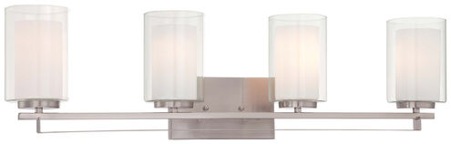 Parsons Studio 4-Light Brushed Nickel Bath Light Parsons Studio 4-Light Brushed Nickel Bath Light