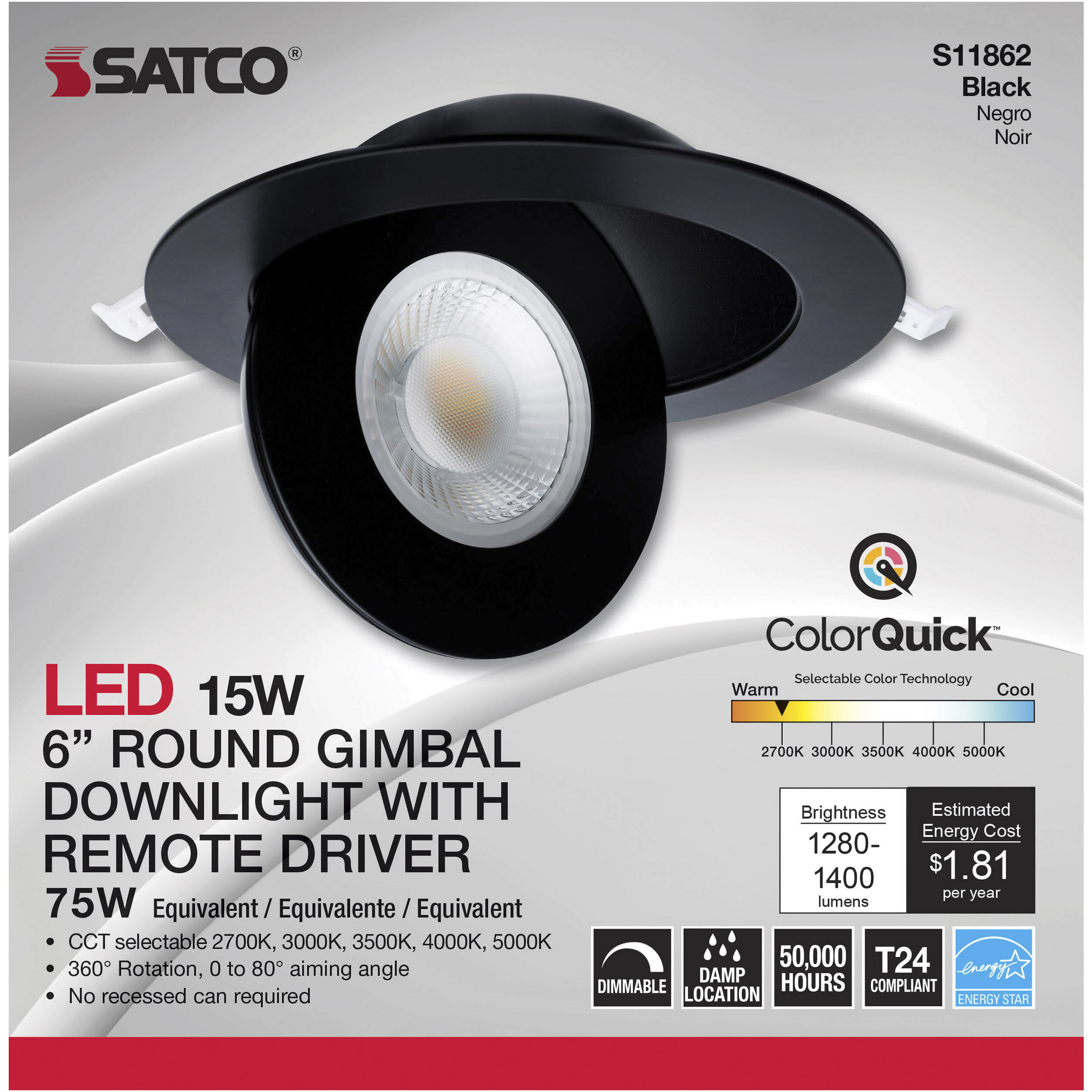 Edgewood Integrated Black Recessed