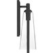 Costa 1 Light 21.5 inch Sand Coal Black Outdoor Wall Sconce
