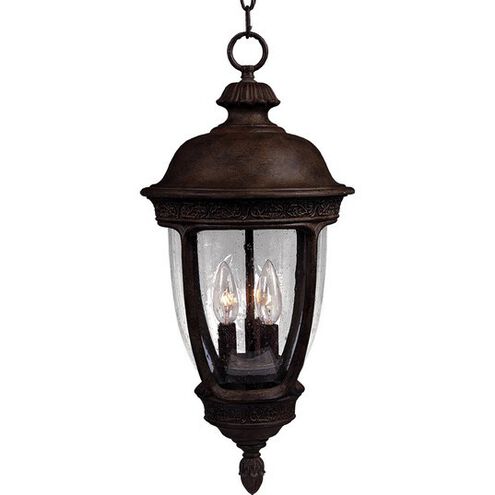 Knob Hill DC 3 Light 13 inch Sienna Outdoor Hanging Lantern