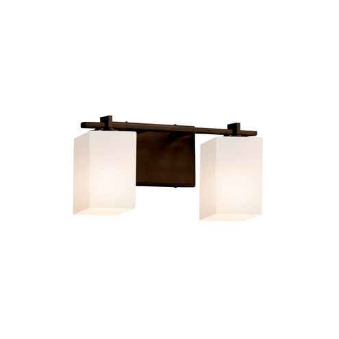 Fusion 14 inch Dark Bronze Bath Bar Wall Light