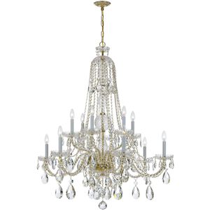 Traditional Crystal 12 Light 42.00 inch Chandelier