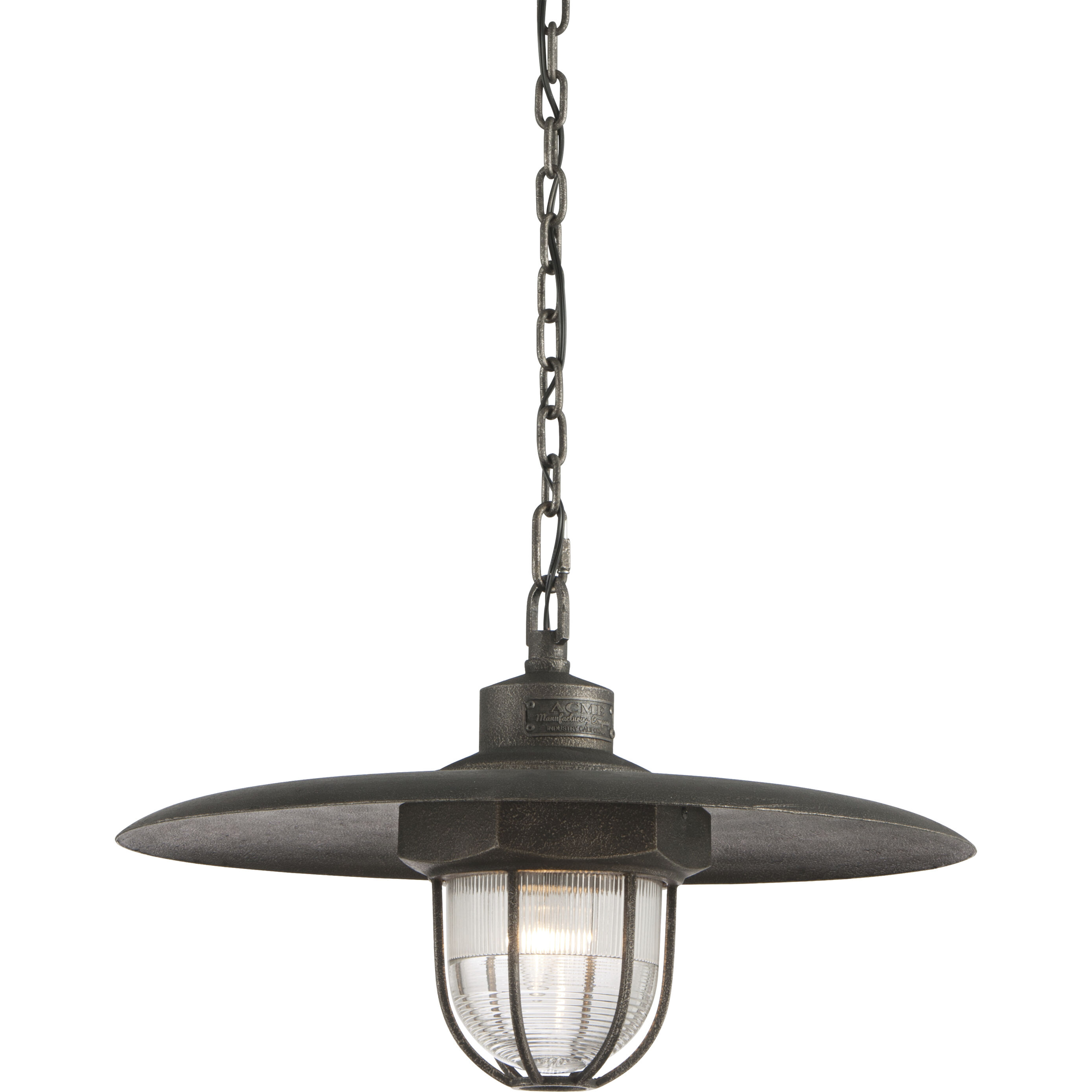 Acme 1 Light 22 inch Aged Silver Pendant Ceiling Light