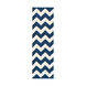 Transit 96 X 27 inch Navy Indoor Runner, Runner