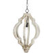 Bellamy 1 Light 15.7 inch Cream and White Pendant Ceiling Light