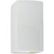 Ambiance LED 13.5 inch Gloss White Outdoor Wall Sconce in 1000 Lm LED, Gloss White/Gloss White