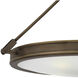 Collier 4 Light 22 inch Light Oiled Bronze Indoor Semi-Flush Mount Ceiling Light