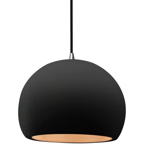 Radiance LED 10 inch Carbon Matte Black and Champagne Gold and Brushed Nickel Pendant Ceiling Light