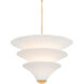 Belluno 2 Light 28 inch Vintage Gold Leaf Chandelier Ceiling Light