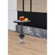 Swanson 20 X 15 inch Ebony and Nickle Drink Table