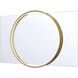 Trails 46 X 30 inch Gold LED Mirror
