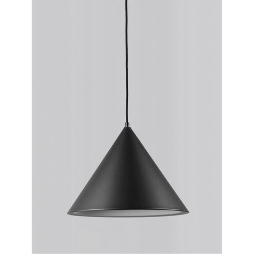 Abyss LED 9.5 inch Black Mini Pendant Ceiling Light
