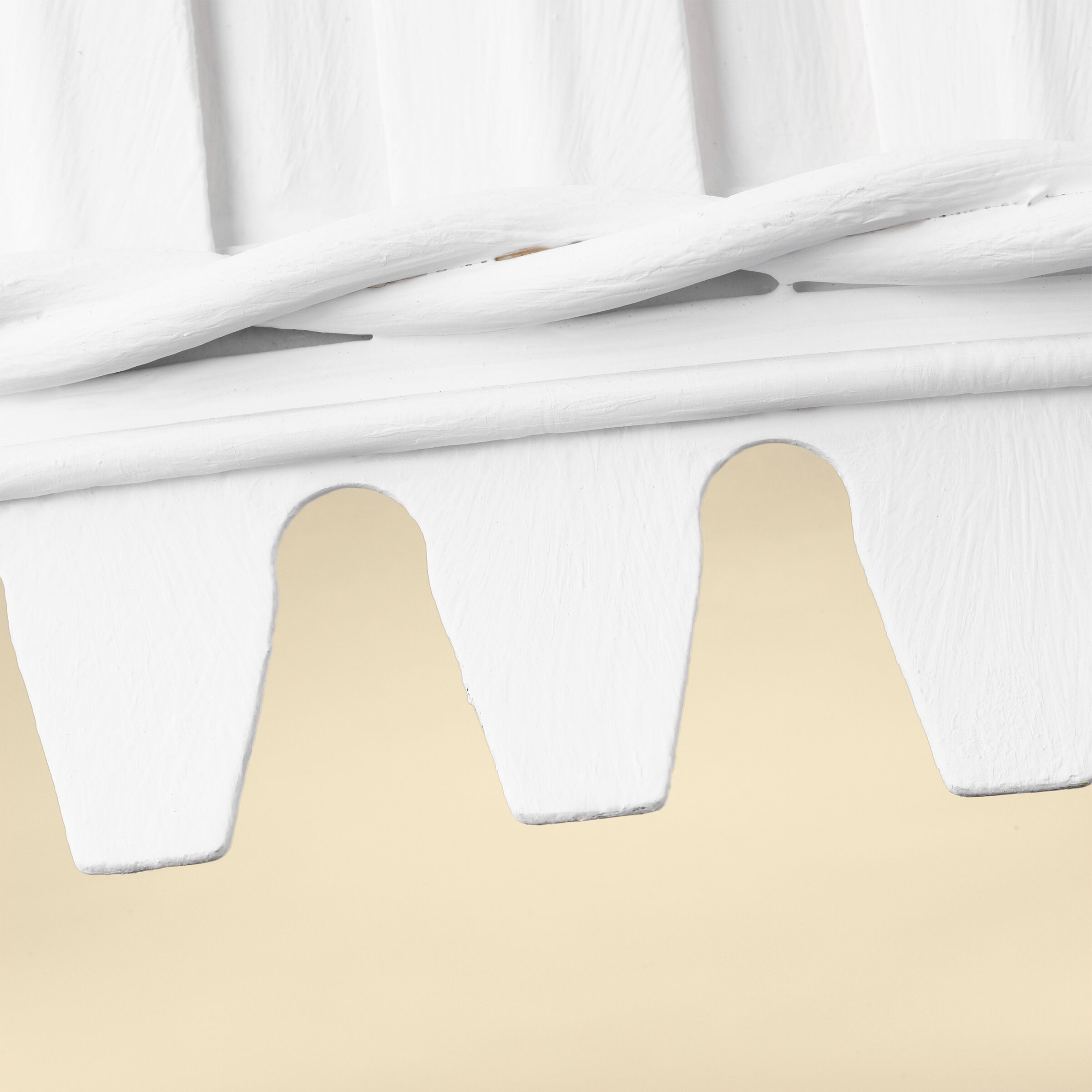 Suzanne Kasler Leslie LED 17.75 inch Plaster White Chandelier Ceiling Light