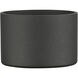 Allison 2 inch Textured Black Hidden Pier Mount Adapter