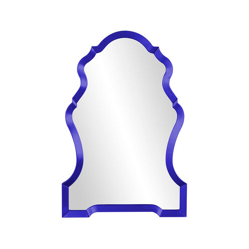 Nadia 44 X 29 inch Glossy Royal Blue Wall Mirror