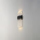 Rune LED 15.5 inch Black Outdoor Wall Sconce