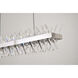 Canada LED 6 inch Chrome Chandelier Ceiling Light