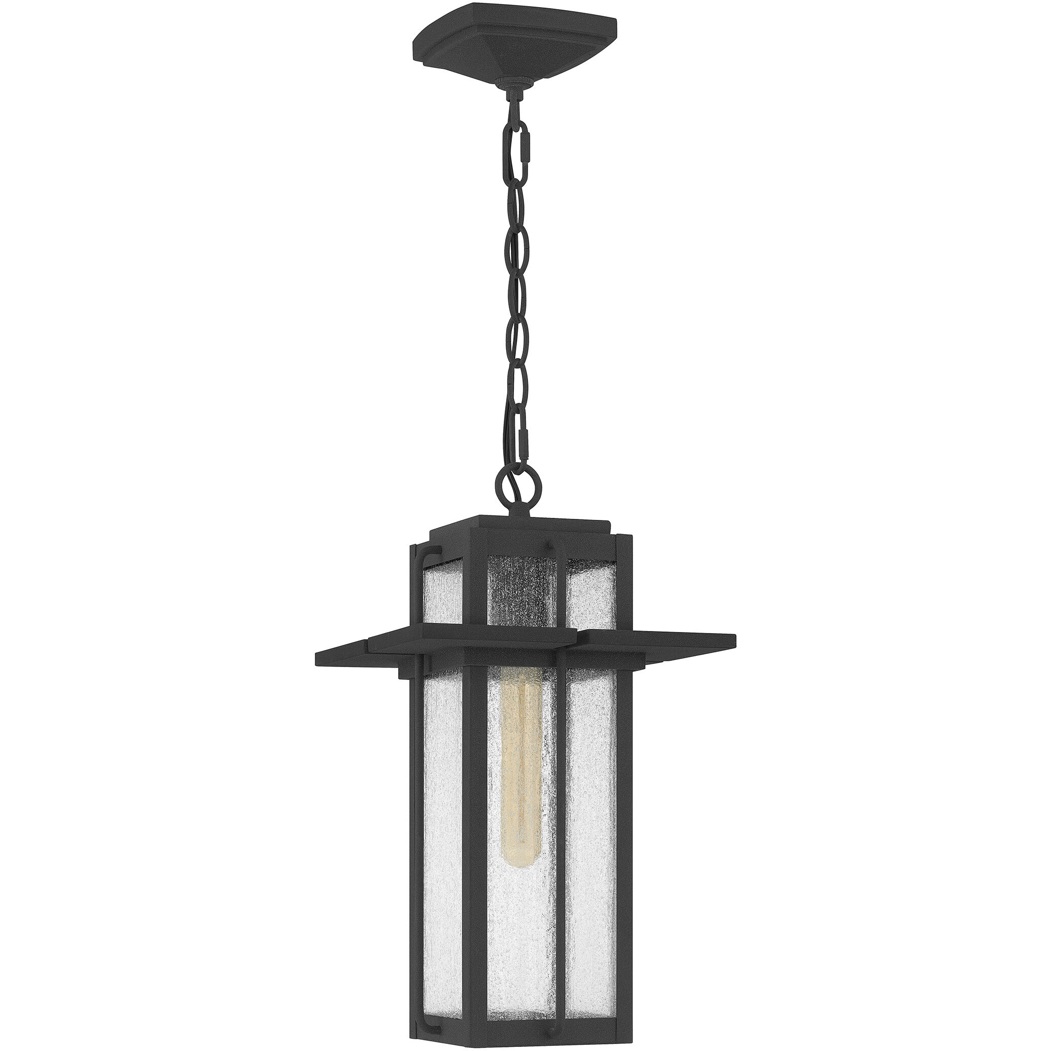 Randall 1 Light 9 inch Mottled Black Mini Pendant Ceiling Light, Small