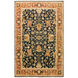 Taj Mahal 102 X 66 inch Black, Burnt Orange, Tan, Wheat, Camel Rug